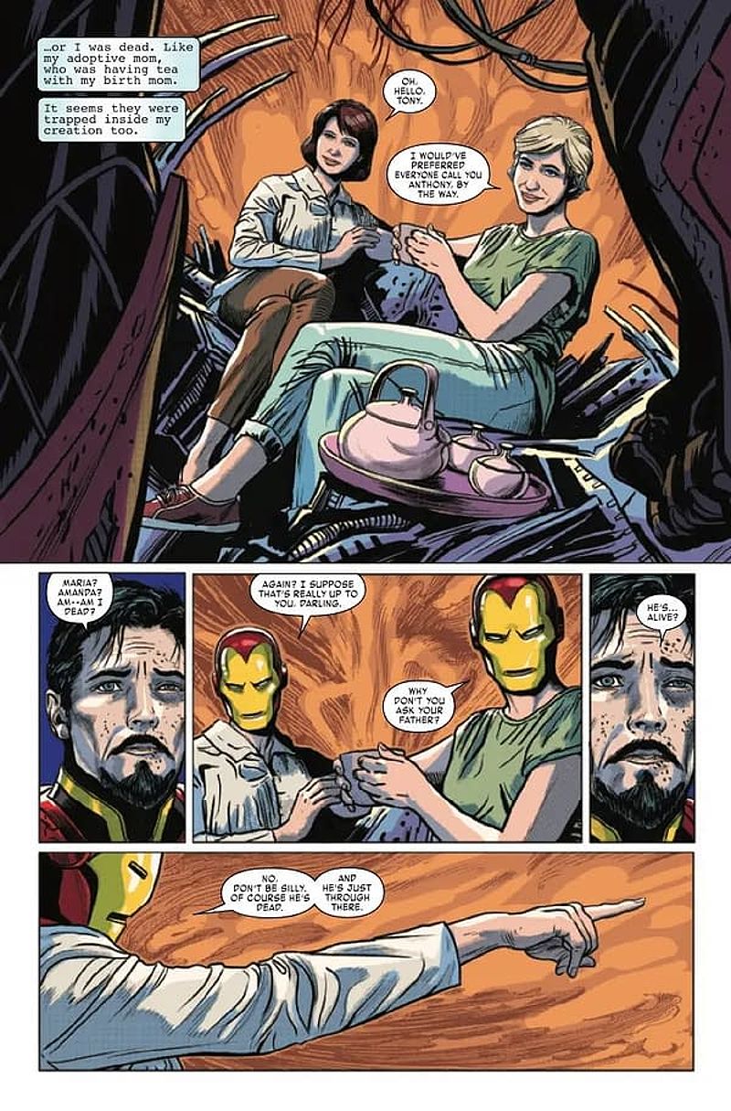 Invincible Iron Man #17 Preview: Tony Stark Trapped in Technological Tomb - 1537662760